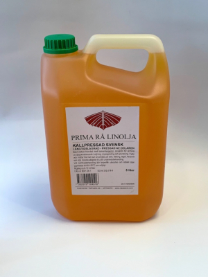R linolja 5 liter i gruppen Byggnadsvrdsdetaljer / Linolja och tjra / Linolja hos hos magnus & eva AB (1000141)